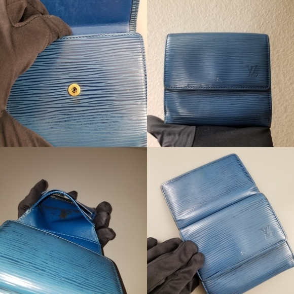 LOUIS VUITTON Portefeuille Long Men's Porte Bilfold Epi leather Wallet/France - Picture 10 of 16